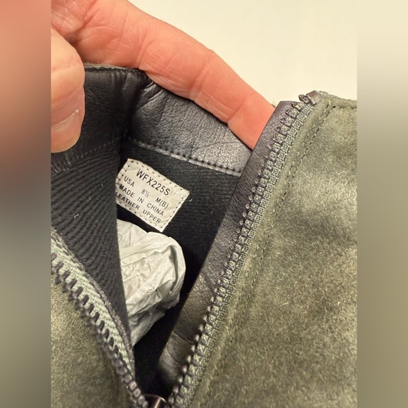 PROPET Hunter green suede double zip Rebel ankle boots size 8.5 - Picture 7 of 10